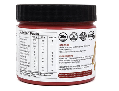 Nutovia’s Strawberry Peanut Butter (Creamy)