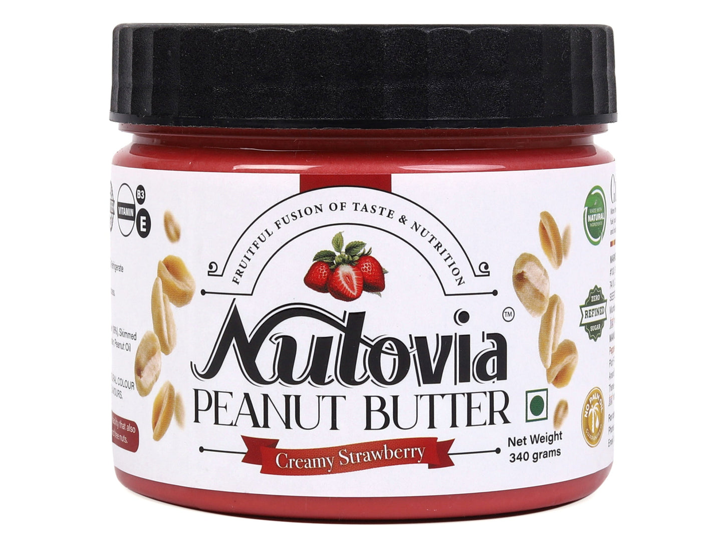 Nutovia’s Strawberry Peanut Butter (Creamy)