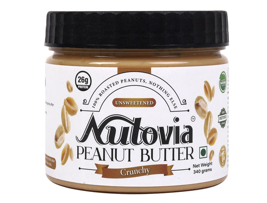 Nutovia’s Unsweetened Peanut Butter  (Crunchy)