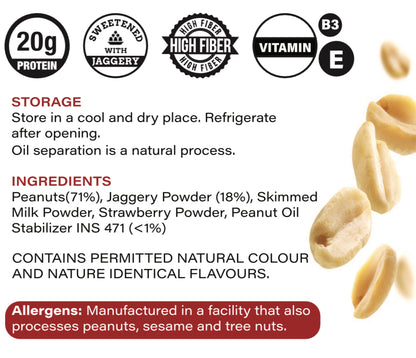 Nutovia’s Strawberry Peanut Butter (Creamy)